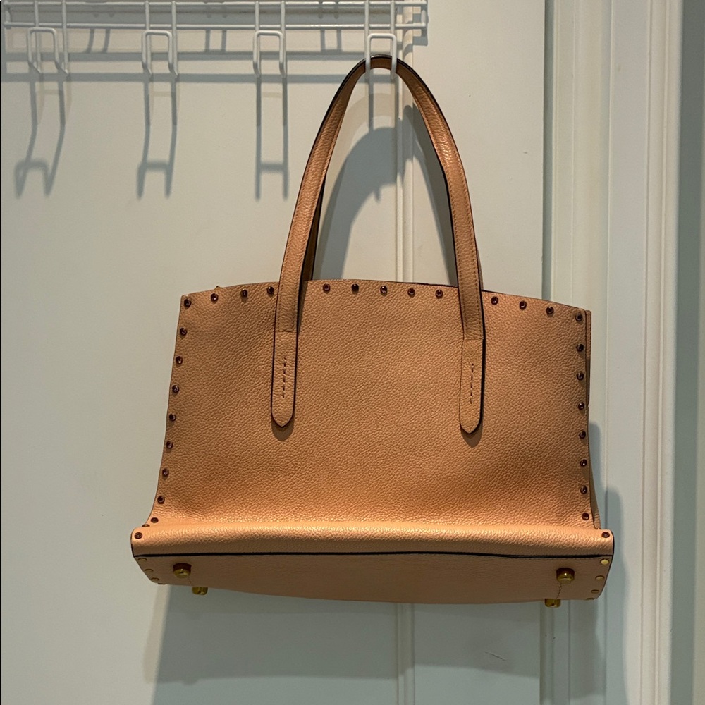 Coach Studded Leather Tote👝 - Picture 7 of 9
